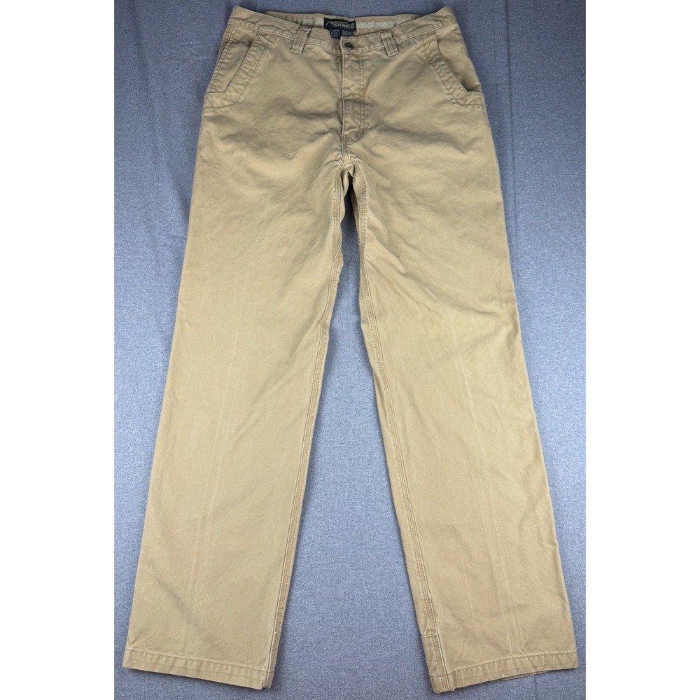 Mountain Khakis Original Mountain Pant Canvas Khaki Pants Mens 34x34 USA Hiking